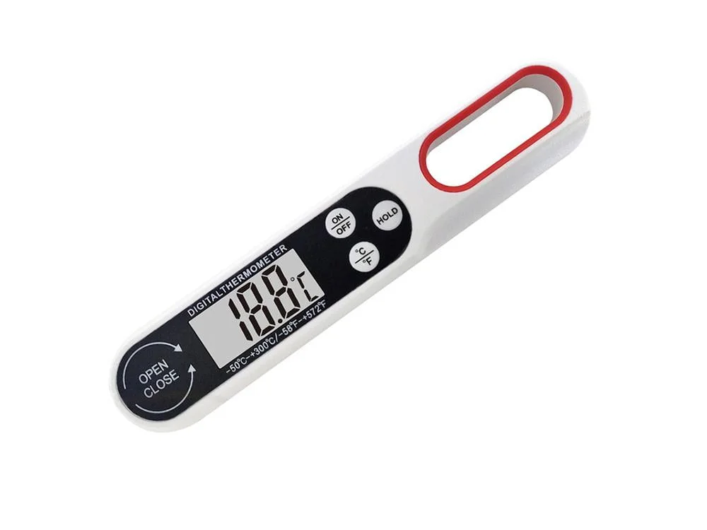 Zložljiv LCD kuhinjski termometer za meso in tekočine do 300°C - Image 7