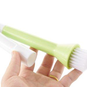 Gibljiv krtačni silikonski podaljšek armature za umivalnik 32cm