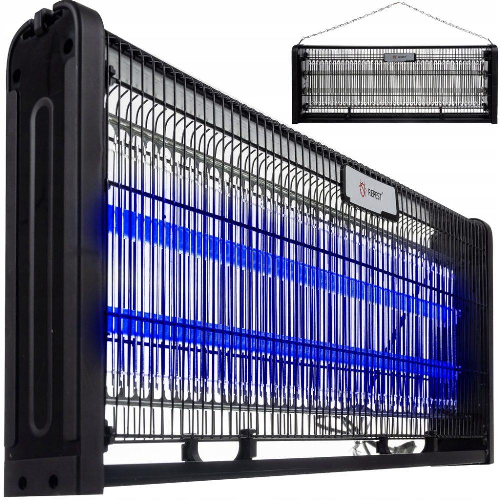 Stenska električna UV svetilka za komarje molje muhe in žuželke 40W črna