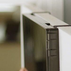 Viseče 3 delno kozmetično potovalno ogledalo 93x20cm