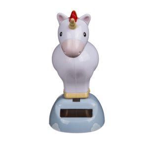 Solarni plesoč samorog 11cm - solarna figura