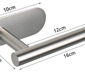 Inox samolepilno 3M držalo za WC papir 17cm
