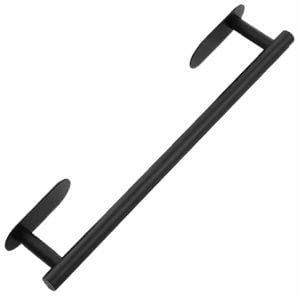 Inox samolepilno 3M držalo za brisače 40cm črno