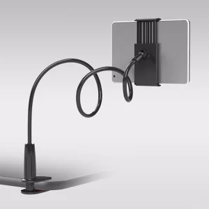 Gibljiv nosilec za tablico ali pametne telefon 70cm črn 18 {