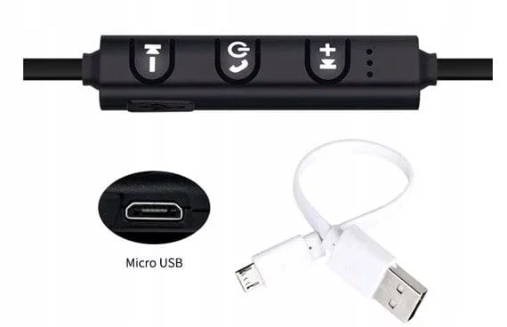 Magnetne bluetooth 4.2 brezžične športne slušalke + mikrofon - Image 4