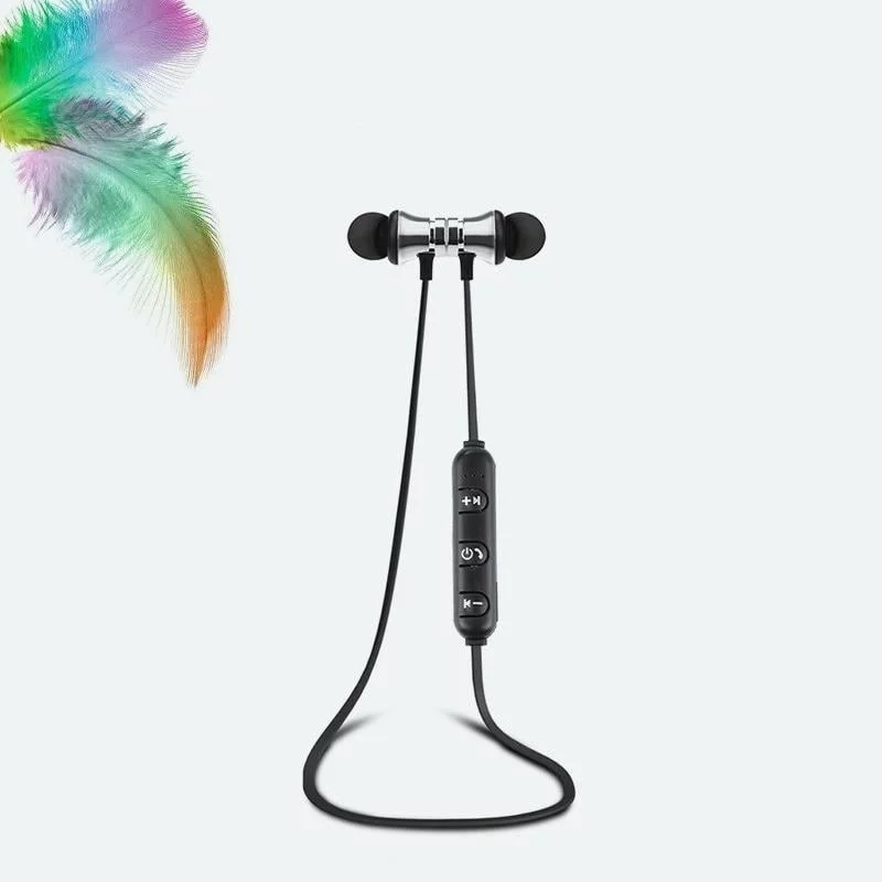 Magnetne bluetooth 4.2 brezžične športne slušalke + mikrofon - Image 7