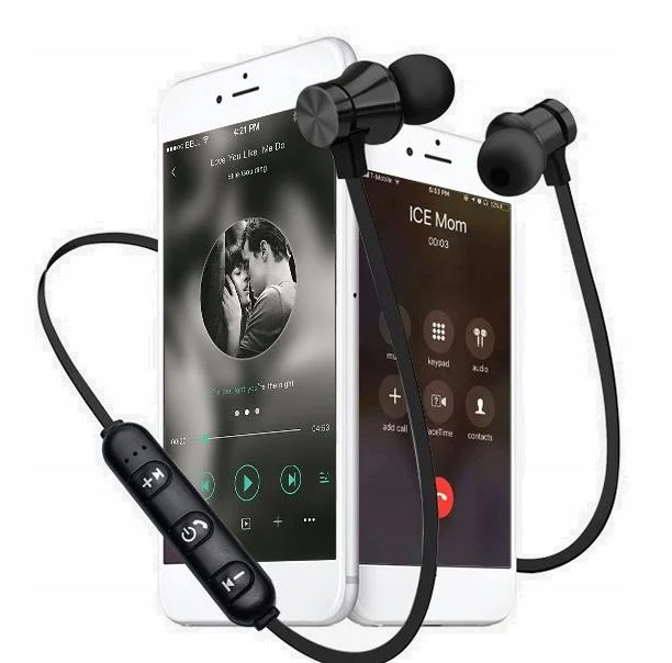 Magnetne bluetooth 4.2 brezžične športne slušalke + mikrofon - Image 8