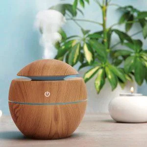 Humidificateur d'air, diffuseur d'huiles essentielles avec éclairage LED RGB