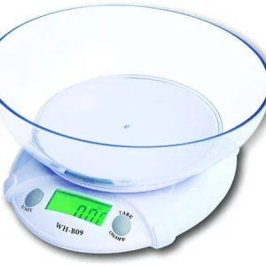 Alternativni prikaz osvijetljene LCD kuhinjske vage s posudom do 7 kg