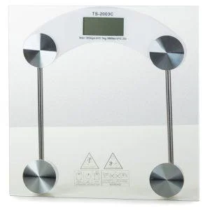 Alternativni prikaz osobne elektroničke LCD staklene vage do 180 kg