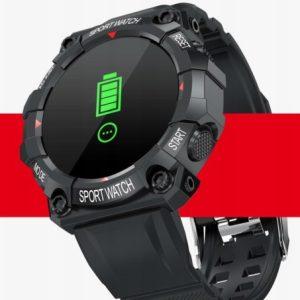 Športna LCD pametna ura Android in iOS FD68 črna bluetooth