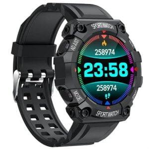 Športna LCD pametna ura Android in iOS FD68 črna bluetooth