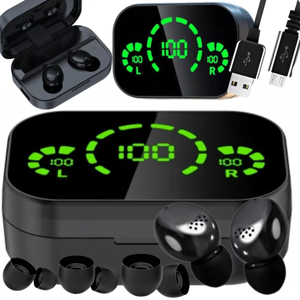 3v1 bluetooth 5.3 brezžične slušalke in power bank