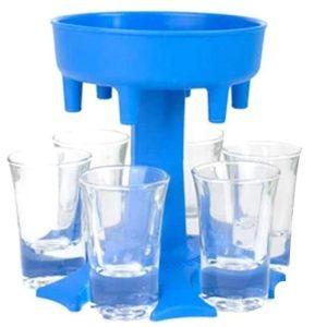2v1 barski dozirnik za pijače + 6 kozarcev 50ml 21 Barski dozirnik za pijače s šestimi kozarci 50ml