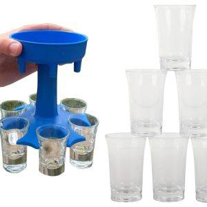 2v1 barski dozirnik za pijače + 6 kozarcev 50ml 34 2v1 barski dozirnik za pijačo s šestimi 50ml kozarci
