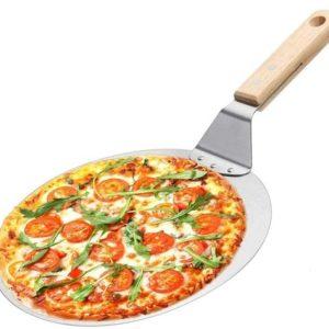 Močan inox lopar za pico 49cm leseno držalo