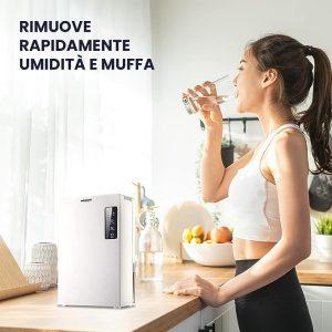 90W razvlaževalec in absorber vlage LCD bel 2,2L 26 Beli 90W razvlaževalec vlage z LCD zaslonom, 2,2L