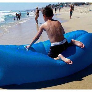 Napihljiva vreča za ležanje XXL Lazy bag MIX 200x70cm