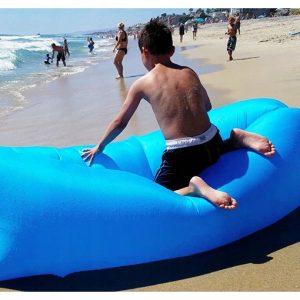 Napihljiva vreča za ležanje XXL Lazy bag MIX 200x70cm