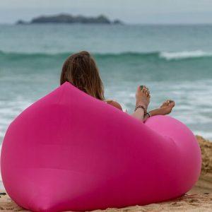 Napihljiva vreča za ležanje XXL Lazy bag MIX 200x70cm