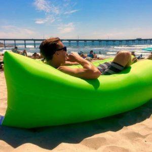 Napihljiva vreča za ležanje XXL Lazy bag MIX 200x70cm