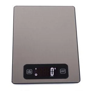 Alternativni prikaz digitalne kuhinjske vage od nehrđajućeg čelika s osvijetljenim LCD-om do 5 kg