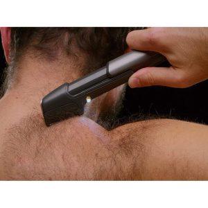 Aku. prenosni zložljiv brivnik in strižnik za lase in brado prirezovalnik 5v1 LED