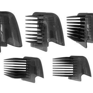 Aku. prenosni zložljiv brivnik in strižnik za lase in brado prirezovalnik 5v1 LED