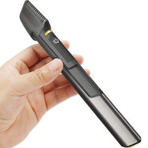 Aku. prenosni zložljiv brivnik in strižnik za lase in brado prirezovalnik 5v1 LED