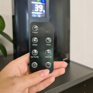 2v1 90W razvlaževalec in čistilec zraka LCD - absorber vlage 1,8L črn 20 Črn 2v1 razvlaževalec in čistilec zraka z LCD zaslonom