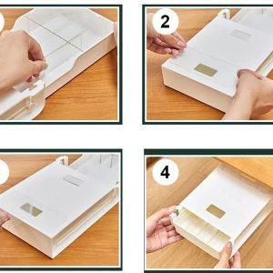 Univerzalni PVC izvlečni predal za mize 22cm