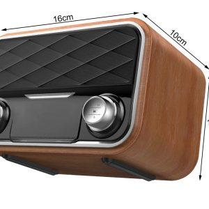 Prenosni akumulatorski 2000mAh bluetooth FM radio USB AUX