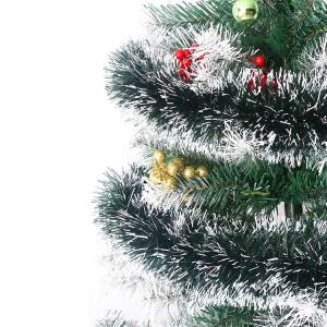 Girlanda za božično drevo zelena s snegom 5m