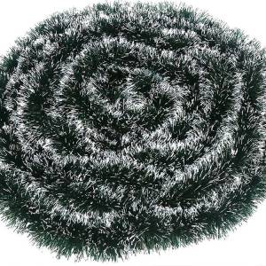 Girlanda za božično drevo zelena s snegom 5m