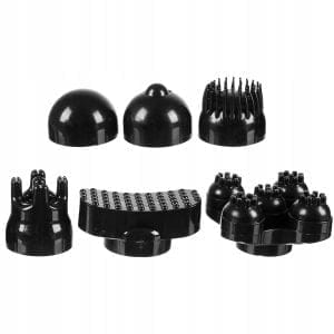 Brezžični 24W aku. masažni aparat LCD masažer + 6 glav