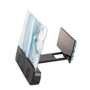 Zložljivo aku. povečevalno steklo 3x za mobilni telefon bluetooth zvočniki USB