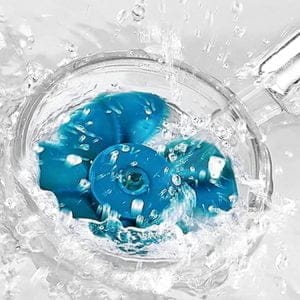 Tuš ročka s turbino funkcijska glava prozorno vijolična