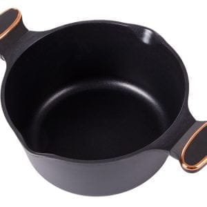 PREMIUM alu. globok lonec s pokrovom za indukcijo 4,5L