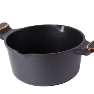 PREMIUM alu. globok lonec s pokrovom za indukcijo 4,5L