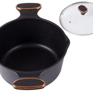 PREMIUM alu. globok lonec s pokrovom za indukcijo 4,5L