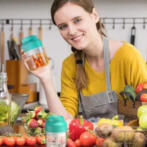 Alternativni prikaz Aku. prijenosnog sjeckalice za povrće i začinsko bilje 250ml USB