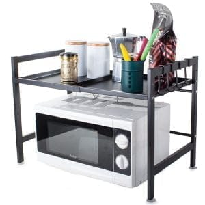 Univerzalno nastavljivo kovinsko stojalo za mikrovalovno pečico do 65cm