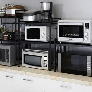 Univerzalno nastavljivo kovinsko stojalo za mikrovalovno pečico do 65cm