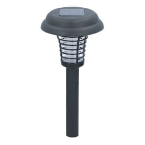 Solarna vrtna LED UV svetilka za odganjanje mrčesa 2v1 črna