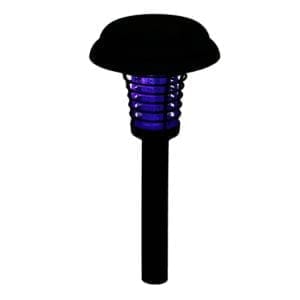 Solarna vrtna LED UV svetilka za odganjanje mrčesa 2v1 črna