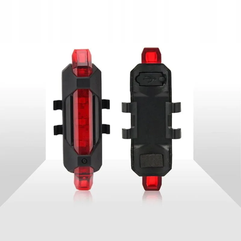 Set solarne aku. LED kolesarske svetilke in sirena 1200lm USB + zadnja luč - Image 11