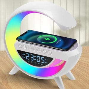 3v1 LED RGB bluetooth zvočnik budilka in polnilec AKCIJA