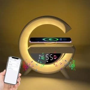 3v1 LED RGB bluetooth zvočnik budilka in polnilec AKCIJA