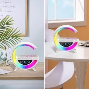 3v1 LED RGB bluetooth zvočnik budilka in polnilec AKCIJA