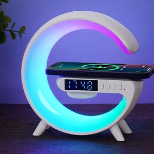 3v1 LED RGB bluetooth zvočnik budilka in polnilec AKCIJA